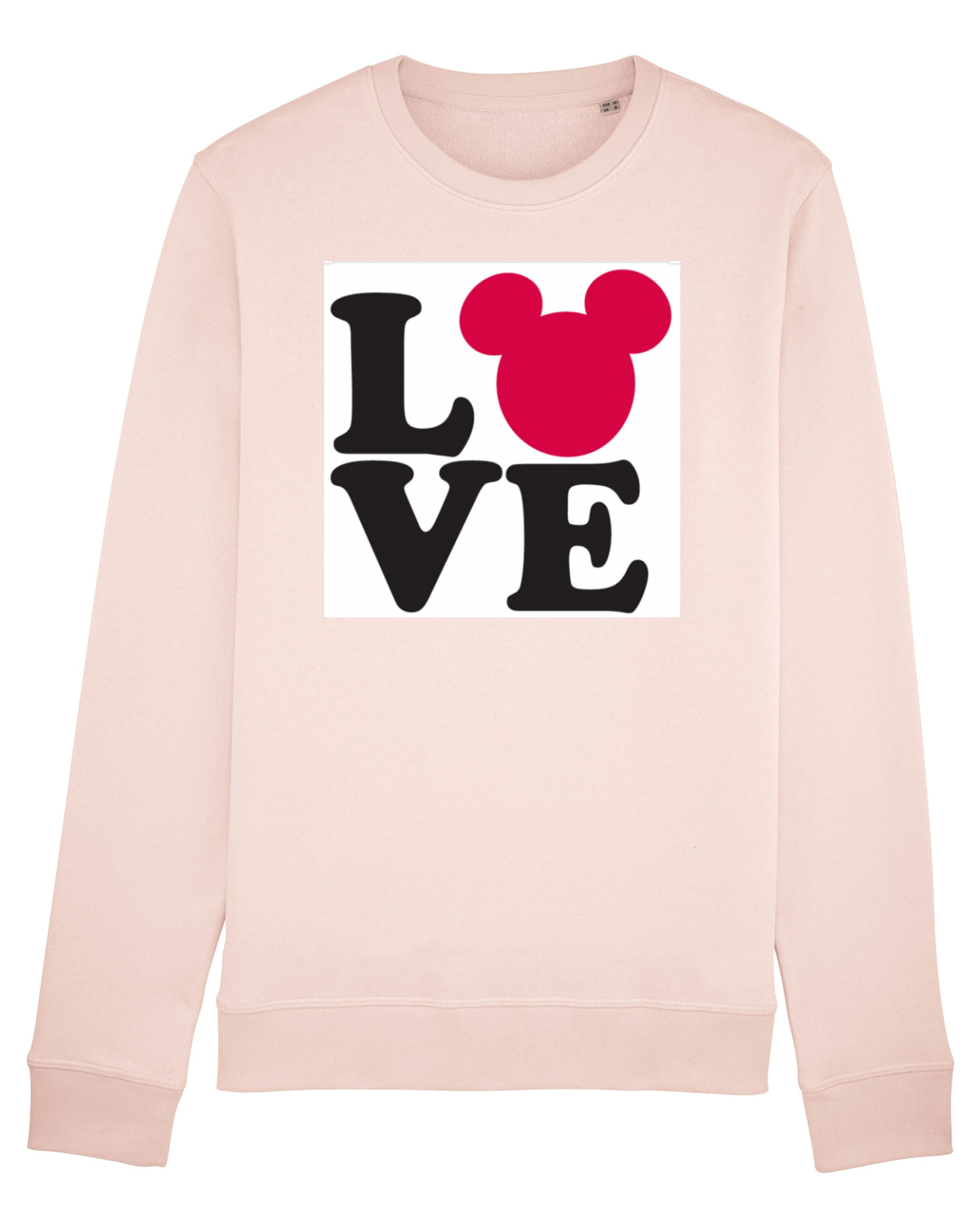 Bluză mânecă lungă Unisex Rise Candy Pink