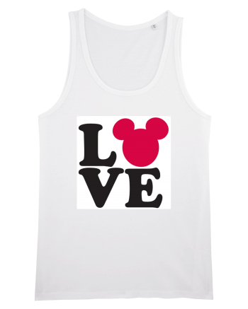 Tricou Mickey Mouse Love White