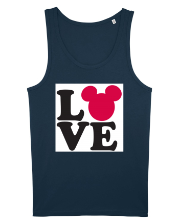 Tricou Mickey Mouse Love Navy
