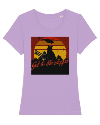 Get to the choppa Cat Lavender Dawn