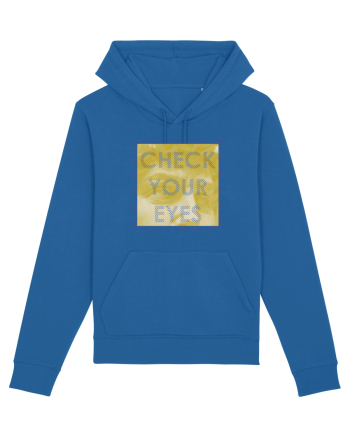 - check your eyes - Royal Blue