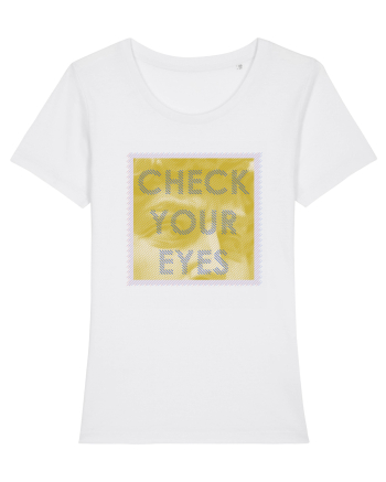 - check your eyes - White