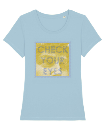 - check your eyes - Sky Blue