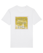 - check your eyes - Tricou mânecă scurtă Unisex Rocker