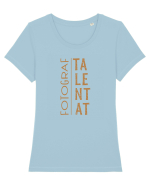 Fotograf Talentat Tricou mânecă scurtă guler larg fitted Damă Expresser