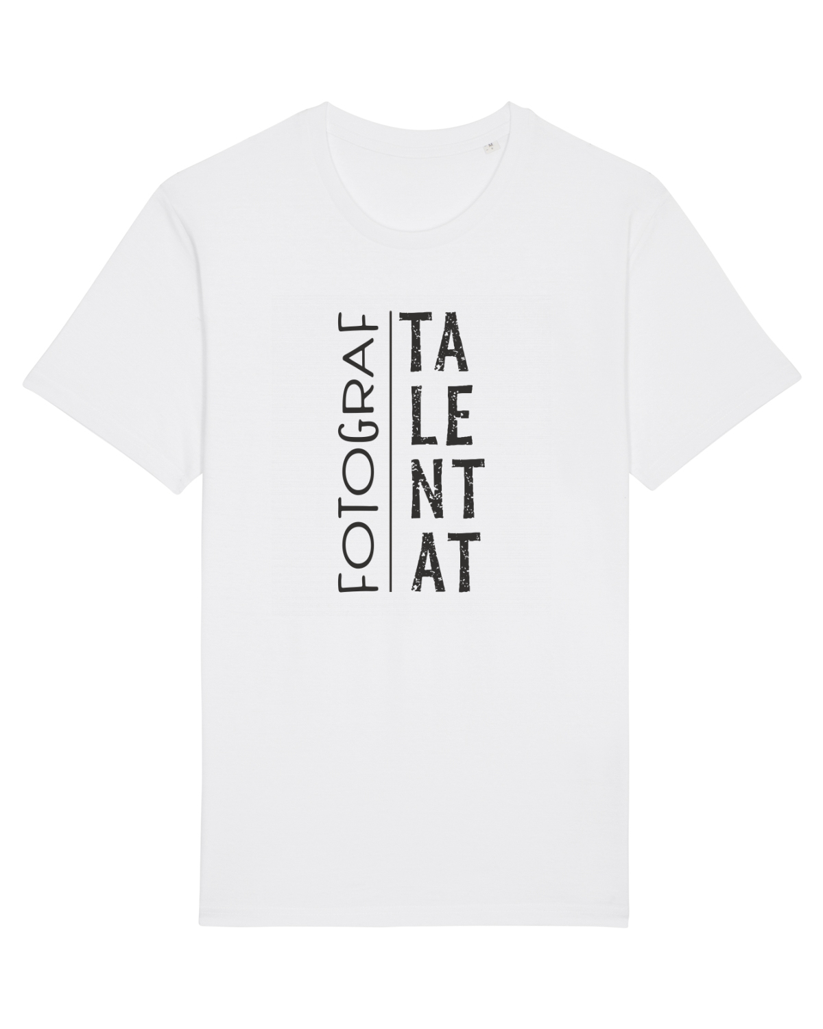 Tricou mânecă scurtă Unisex Rocker White