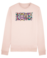 love peace hippie style Bluză mânecă lungă Unisex Rise