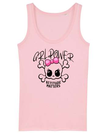 girl woman power Cotton Pink