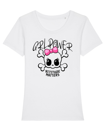 girl woman power White