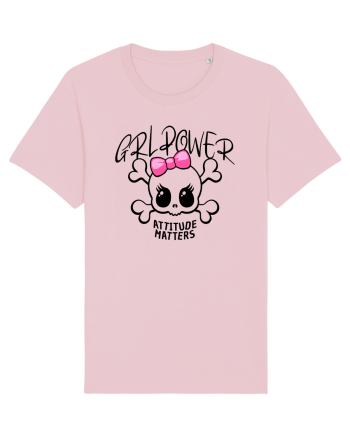 girl woman power Cotton Pink