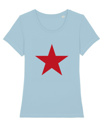 Red Star Sky Blue