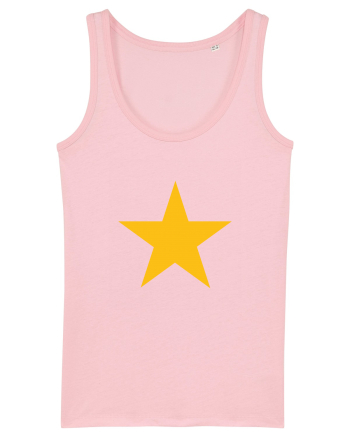 Yellow/Gold Star Cotton Pink