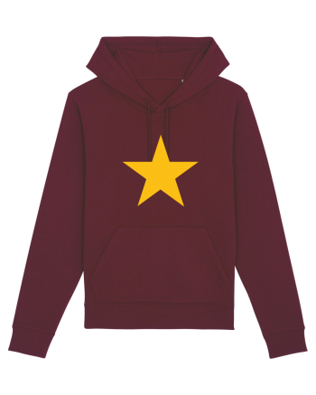 Yellow/Gold Star Burgundy