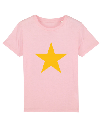 Yellow/Gold Star Cotton Pink