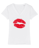 KISS Tricou mânecă scurtă guler V Damă Evoker