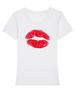 KISS Tricou mânecă scurtă guler larg fitted Damă Expresser