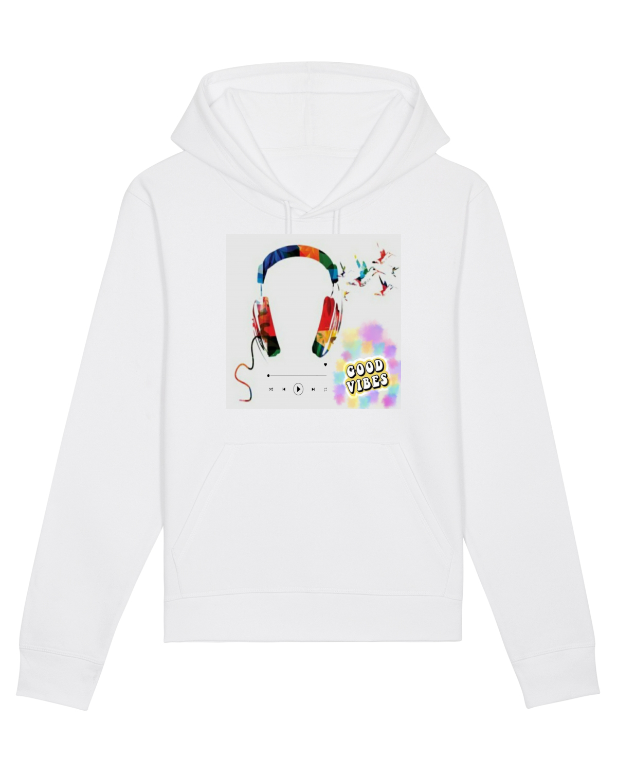 Hanorac Unisex Drummer White