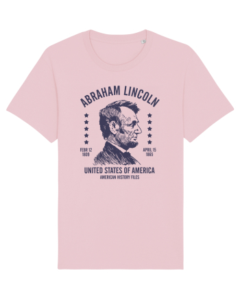 abraham lincoln united states america Cotton Pink