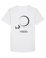 fly me to the moon Tricou mânecă scurtă guler larg Bărbat Skater