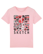 animals sketch design monsters Tricou mânecă scurtă  Copii Mini Creator