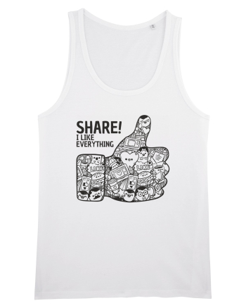like social media White