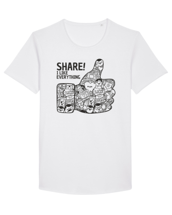 like social media White