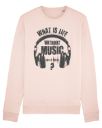 music is life Bluză mânecă lungă Unisex Rise
