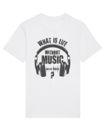 music is life Tricou mânecă scurtă Unisex Rocker