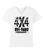 4x4 offroad adventure Tricou mânecă scurtă guler V Bărbat Presenter