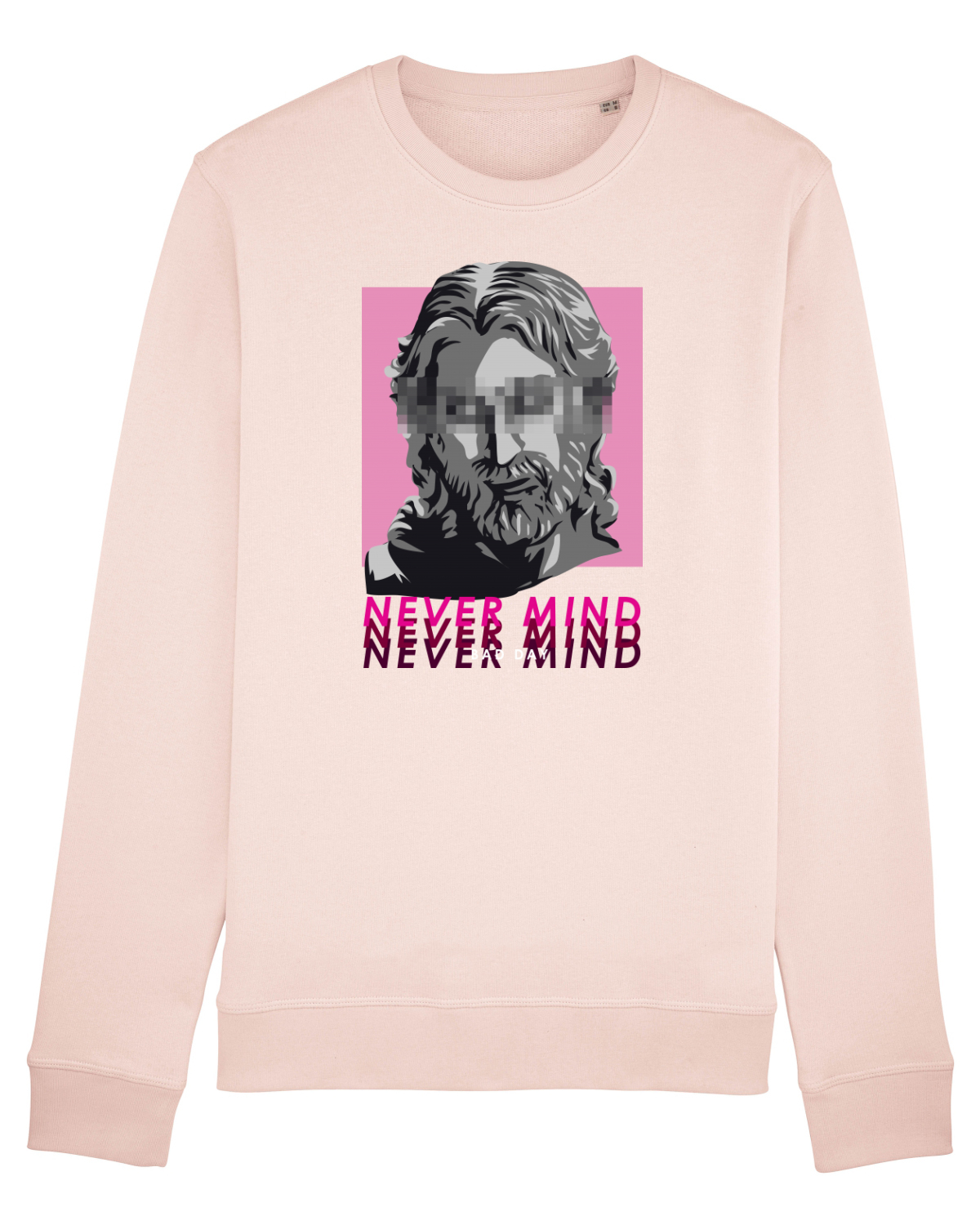 Bluză mânecă lungă Unisex Rise Candy Pink