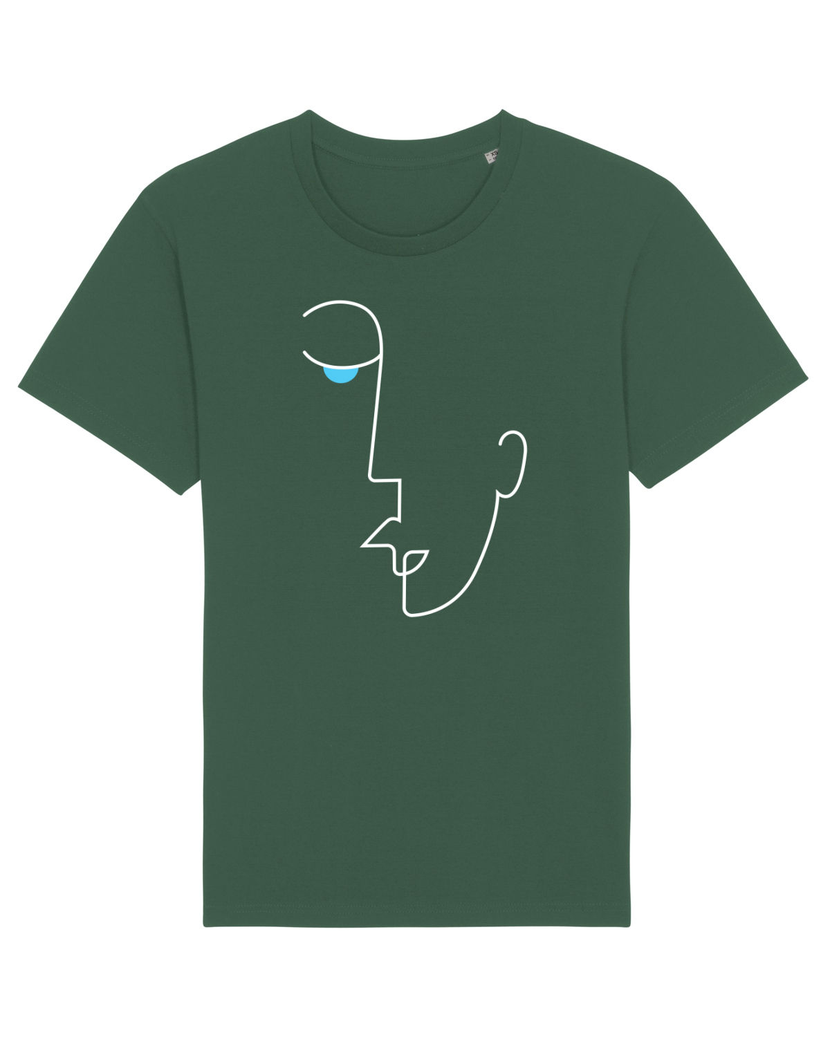 Tricou mânecă scurtă Unisex Rocker Bottle Green