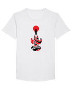 După Soare Tricou mânecă scurtă guler larg Bărbat Skater