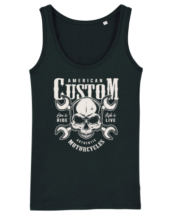 custom motorcycles biker Black