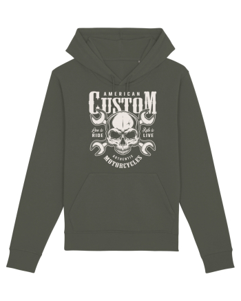 custom motorcycles biker Khaki