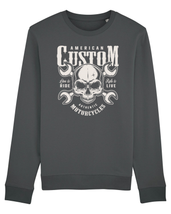 custom motorcycles biker Anthracite