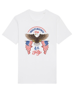 independence day 4 july Tricou mânecă scurtă Unisex Rocker