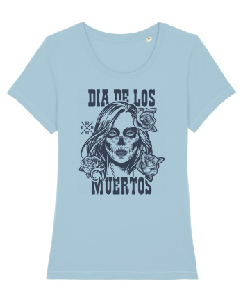 dia muertos day dead Sky Blue