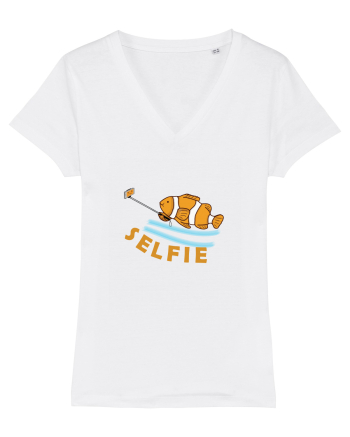 Selfie Fish White