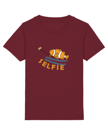 Selfie Fish Burgundy