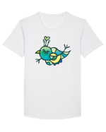 birdy_VI-3 Tricou mânecă scurtă guler larg Bărbat Skater