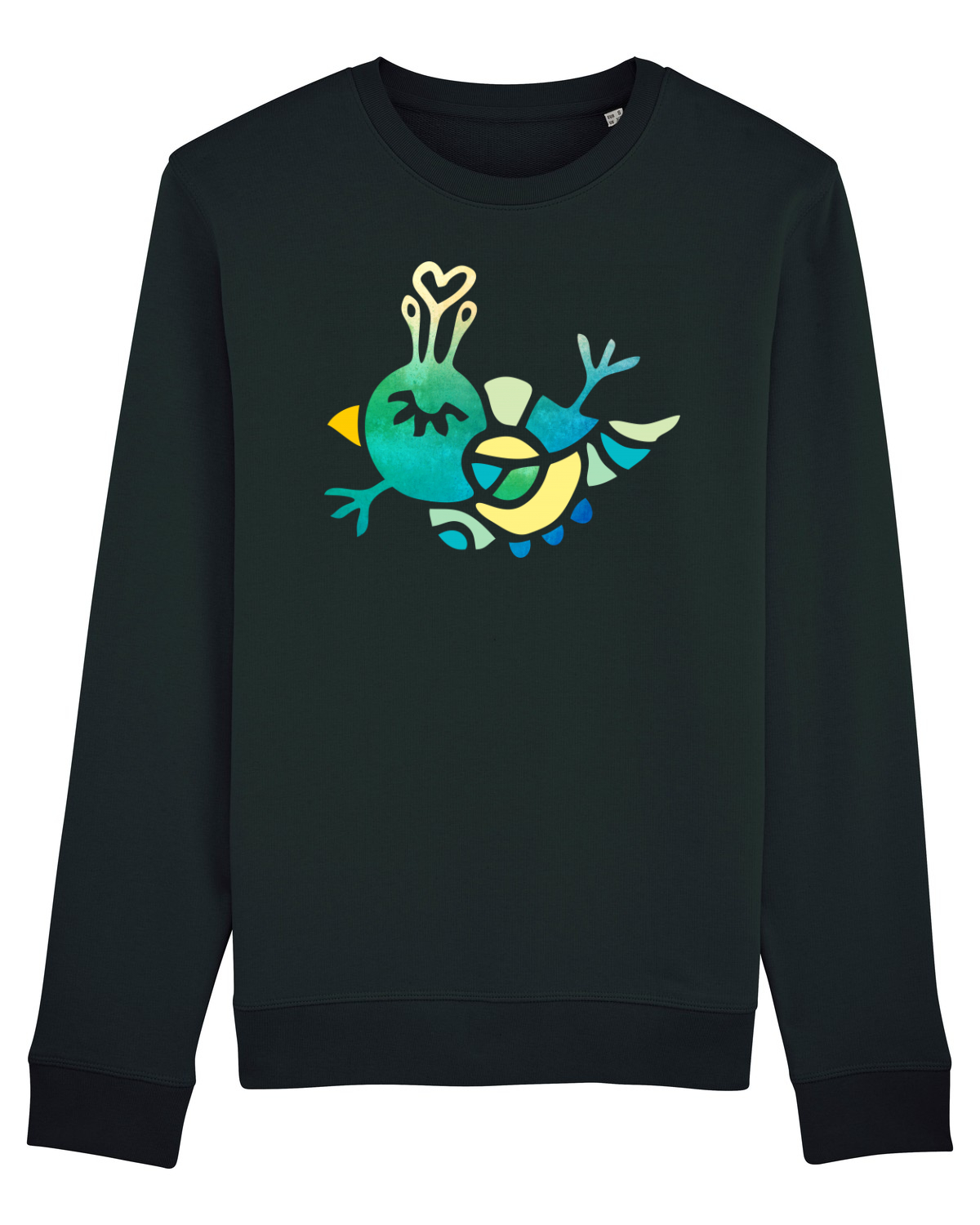 Bluză mânecă lungă Unisex Rise Black