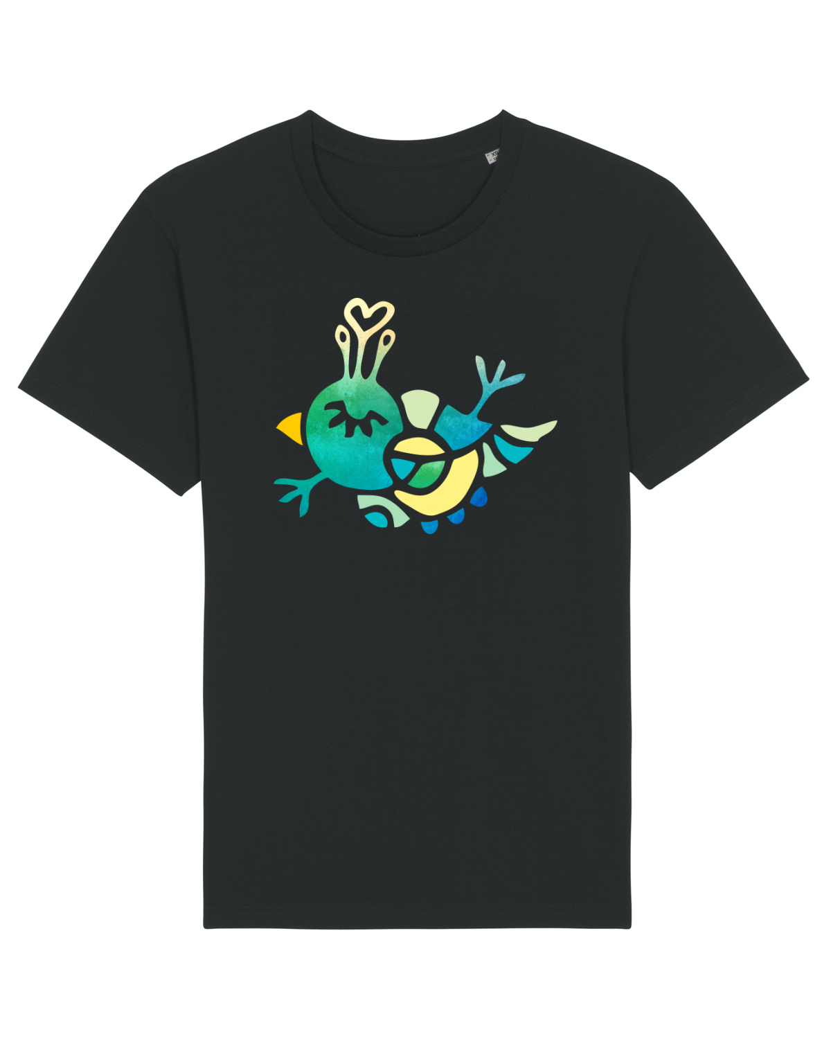 Tricou mânecă scurtă Unisex Rocker Black