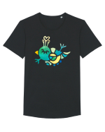 birdy_VI-4 Tricou mânecă scurtă guler larg Bărbat Skater