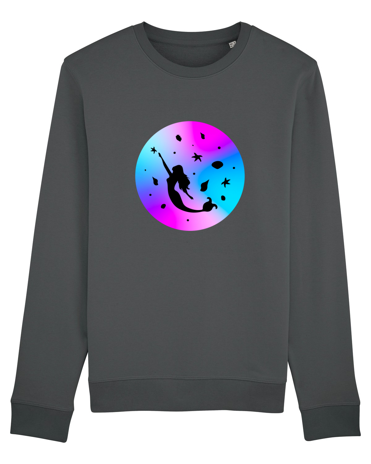 Bluză mânecă lungă Unisex Rise Anthracite