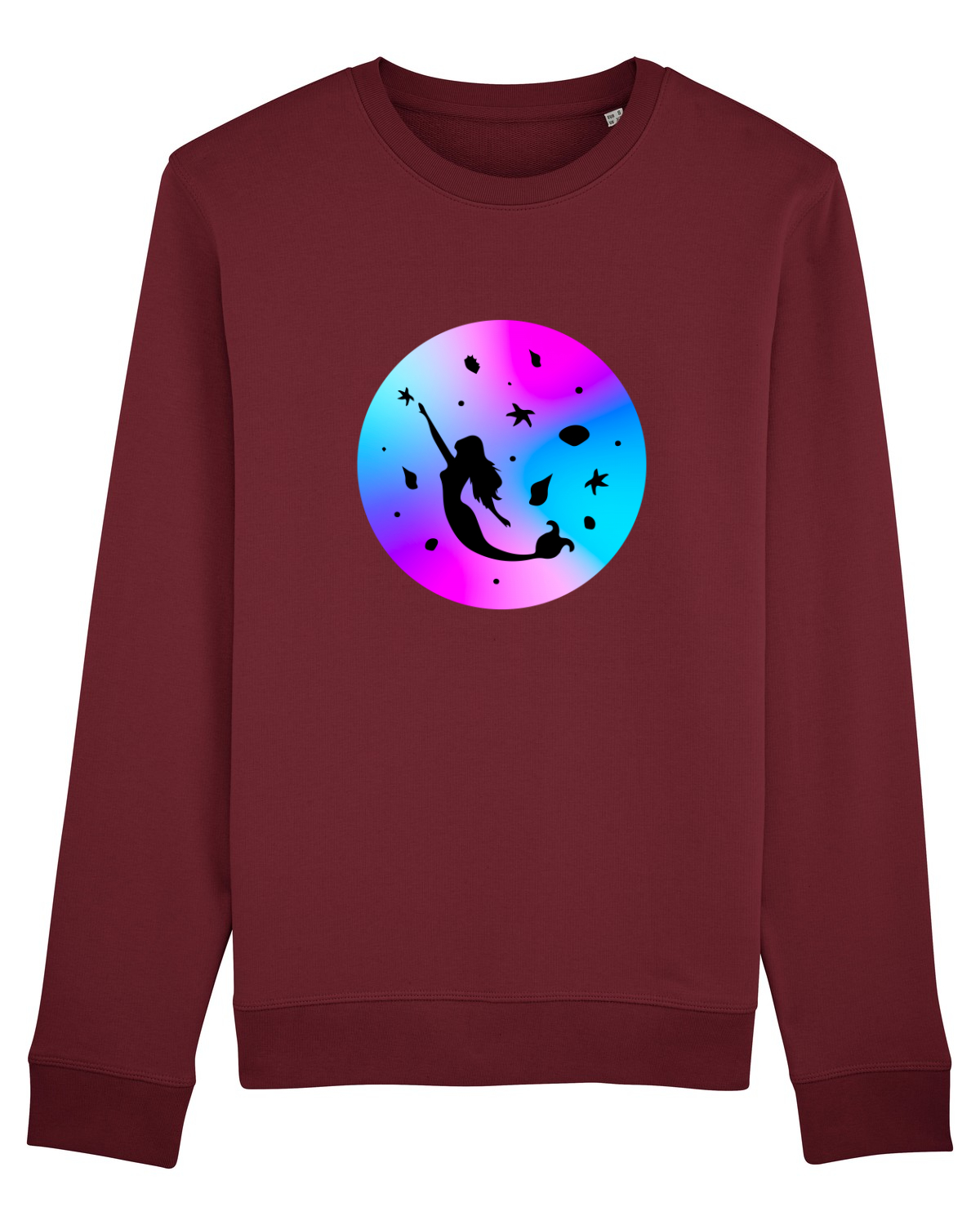 Bluză mânecă lungă Unisex Rise Burgundy