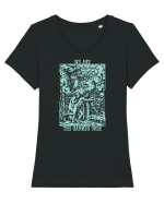 bible verse damnation Tricou mânecă scurtă guler larg fitted Damă Expresser