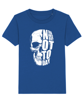 not today skull Majorelle Blue