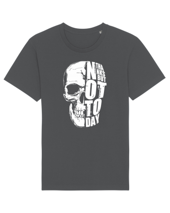 not today skull Anthracite