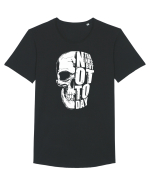 not today skull Tricou mânecă scurtă guler larg Bărbat Skater