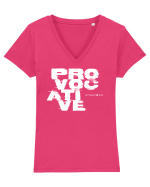 provocative design style Tricou mânecă scurtă guler V Damă Evoker